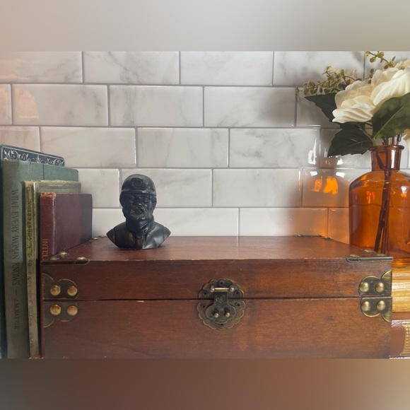 Black Miner Sculpture Made with Coal - Picture 2 of 11